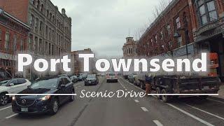 Driving in Downtown Port Townsend, Washington - 4K60fps