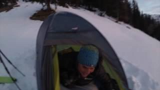 Night-Fotoshoot - 2 girls in one tent - St. Anton am Arlberg