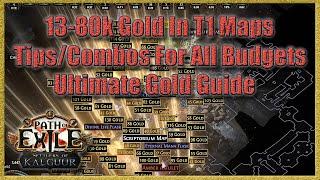 Ultimate Gold Guide - Tips, Tricks and Combos To Max Gold Gains (POE 3.25)