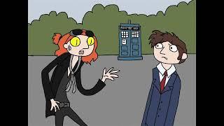 GOOD OMENS  animatic Crowley meets the tenth Doctor Who!