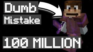 How i wasted 100 Million coins (hypixel skyblock)