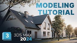 3ds max 2024 Modeling Tutorial | Turbo-fast modeling with BOOLEAN Modifier