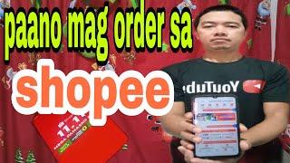 paano ba mag order sa shopee