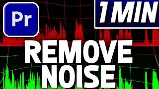 How To Remove Background Noise from Audio In Premiere Pro | Quick Tutorial