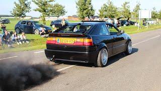 280HP Volkswagen Corrado w/ Modified DIESEL Engine (1.9TDI) | Accelerations, Drag Races, Smoke