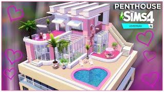 Sims 4 LOVESTRUCK PENTHOUSE with Heart Shaped Pool