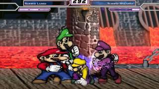 MUGEN Request #48 Super Wario Bros vs Super Mario Bros