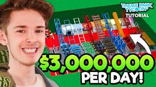 How To Build EASY MONEY FARM in Theme Park Tycoon 2!  (NEW 2024)