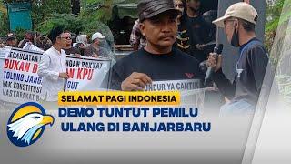 Ricuh! Warga Banjarbaru Geruduk Kantor DPRD Tuntut Pilkada Ulang