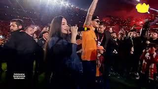 Mauro İcardi ve Simge - Aşkın Olayım Düeti  Galatasaray Şampiyonluk Kutlaması #icardi #galatasaray