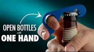 The One-Handed Bottle Opener