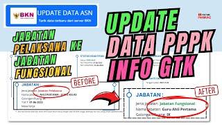 Info Penting ⁉️ Untuk ASN PPPK Guru - Segera Update Data BKN di Info GTK