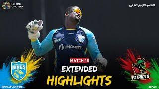 Extended Highlights | Saint Lucia Kings vs St Kitts and Nevis Patriots | CPL 2021