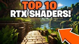 Top 10 RTX Shaders For Minecraft Bedrock 1.21!