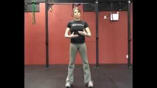 BEGINNER Workout 1: Basic Footwork, Squats, Core Activation