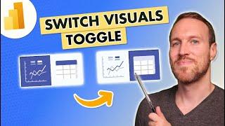 Toggle Button TRICK Using Bookmarks & Icons to Switch Visuals | Power BI