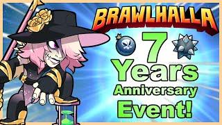 Brawlhalla * 7 YEARS * Anniversary Event! • ALL Skins + More!! • 1v1 Diamond Gameplay