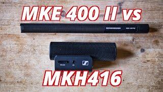 Sennheiser face off: MKE 400 II v MKH 416