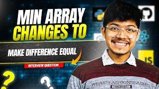 3224. Minimum Array Changes to Make Differences Equal | Prefix Sums | Why not Greedy