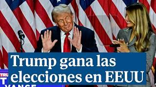 Trump gana las elecciones en EEUU y vuelve a la Casa Blanca: "Es una victoria increíble"