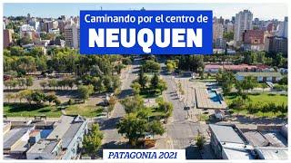  Walking through the center of NEUQUEN  CITY TOUR 2021  4K (Patagonia Argentina)