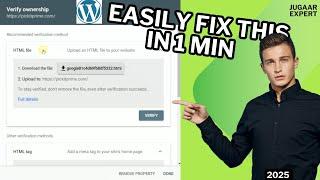 How To Verify Ownership for Google Search Console on WordPress [2025]