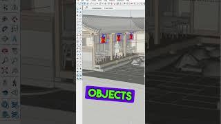 Quickly move objects into and out of groups in #sketchup with Paste In Place!