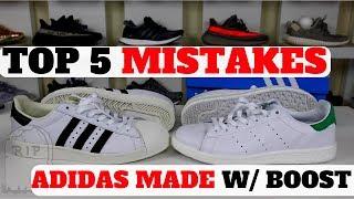 Adidas BOOST Hype Dead? 5 MISTAKES Adidas Made With BOOST