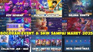 BOCORAN JADWAL RILIS EVENT & SKIN DES - MARET 2025 MOBILE LEGENDS!