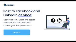 Post to Facebook and LinkedIn at once! #connect #facebook #linkedin