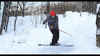 Как делать на лыжах шифти с трамплина? (shifty on ski)