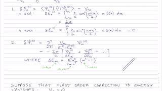 Perturbation Theory in Quantum Mechanics (Practice)