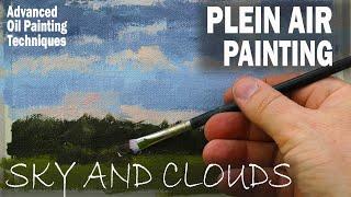 PLEIN AIR PAINTING LANDSCAPES - SKY AND CLOUDS