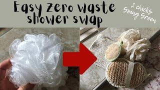 Plastic shower puff / sponge zero waste swap - Best Eco alternatives & why swap!!