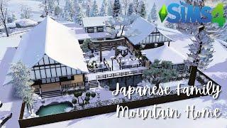 Snowy Mountain Family Home | Stop Motion Build | The Sims 4 | NoCC