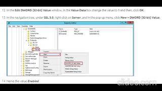 How to Disable Deprecated Protocol (SSL3.0/TLS1.0/TLS1.1) in Windows 2012 IIS servers