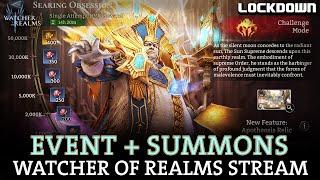 Event + Summons in WOR! Live Stream! Watcher of Realms