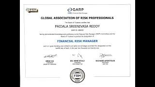 FRM® Certification unboxing GARP