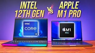 Intel 12th Gen i9 vs Apple M1 Pro - Laptop CPU Comparison!