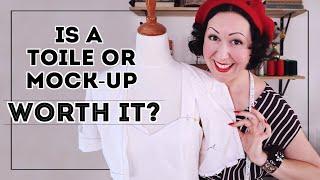 Why bother making a toile/ mock-up/ muslin?? And how making one can improve your sewing!