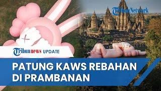 Fakta-fakta Viral Event KAWS Holiday: Ada Patung Pink Raksasa Rebahan Tutup Mata di Candi Prambanan