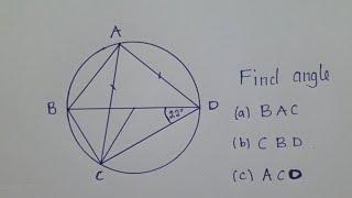 Circle theorem exam question