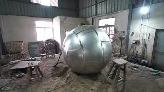 how to make large stainless steel ball