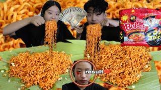 Buldak 3× Spicy Challenge With My Lil Bruh | Watch Till The End|