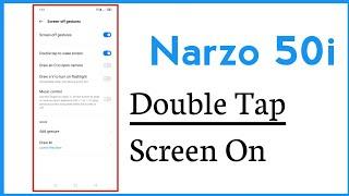 Realme Narzo 50i How To Use Double Tap Screen On Setting