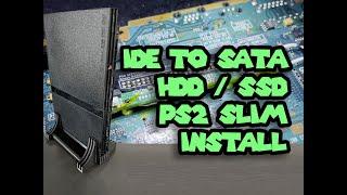 IDE TO SATA HDD / SSD - PS2 SLIM INSTALL