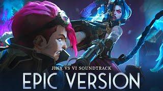 Arcane Season 2 Music - To Ashes and Blood (Jinx vs Vi) | EPIC VERSION (Woodkid Song Soundtrack)