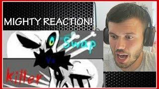 Swap Vs Killer Undertale au animation | REACTION MightyMaskArmy