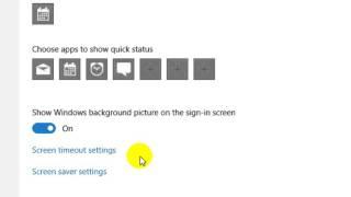 How to turn off screen saver in Windows 10