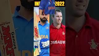 IND vs ZIM ODI Squad 2022 #shorts